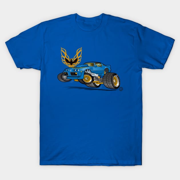 79 Trans Am Shaker T-Shirt by Goin Ape Studios